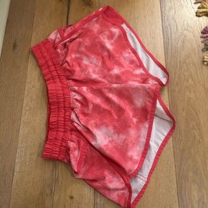 Pink Hotty Hot shorts from lululemon size 6 never worn